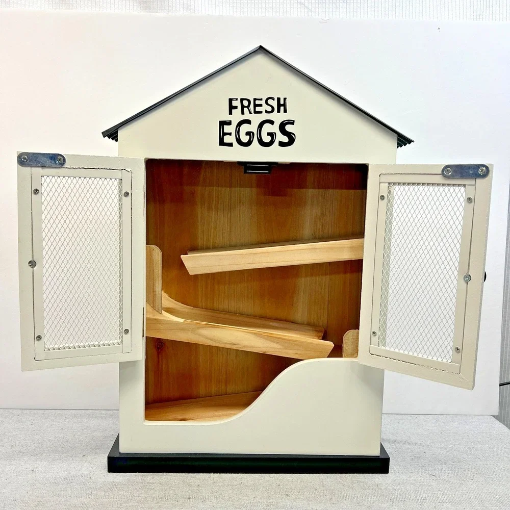 Tractor Supply Farm Fresh Egg Holder Counter Wall Hanging Dispenser 17